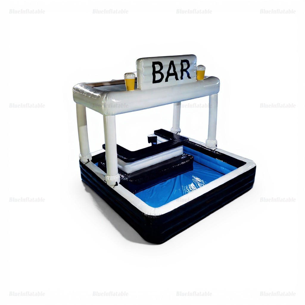 Inflatable Outdoor Pool Bar Party Float - Image 2