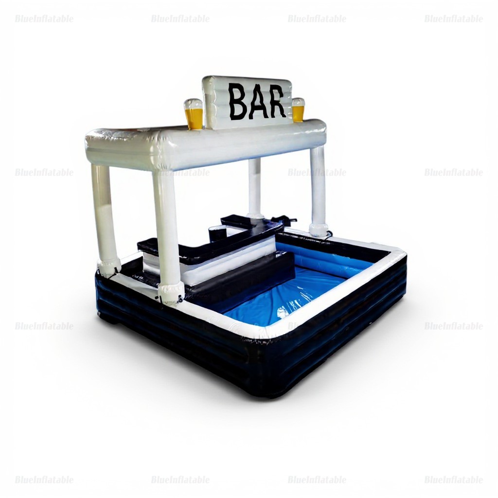 Inflatable Outdoor Pool Bar Party Float - Image 4