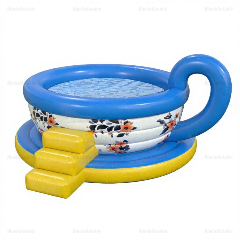 Inflatable Teacup Pool for Outdoor Fun