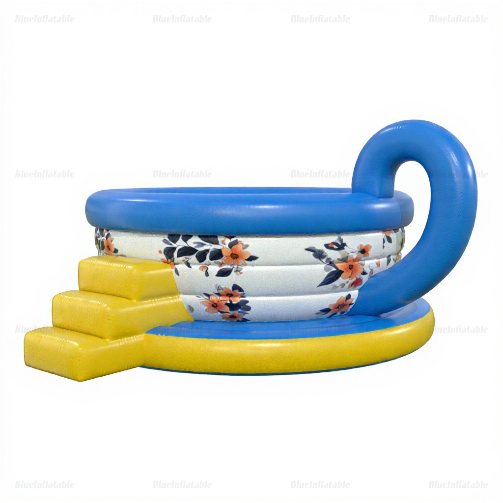 Inflatable Teacup Pool for Outdoor Fun - Image 2