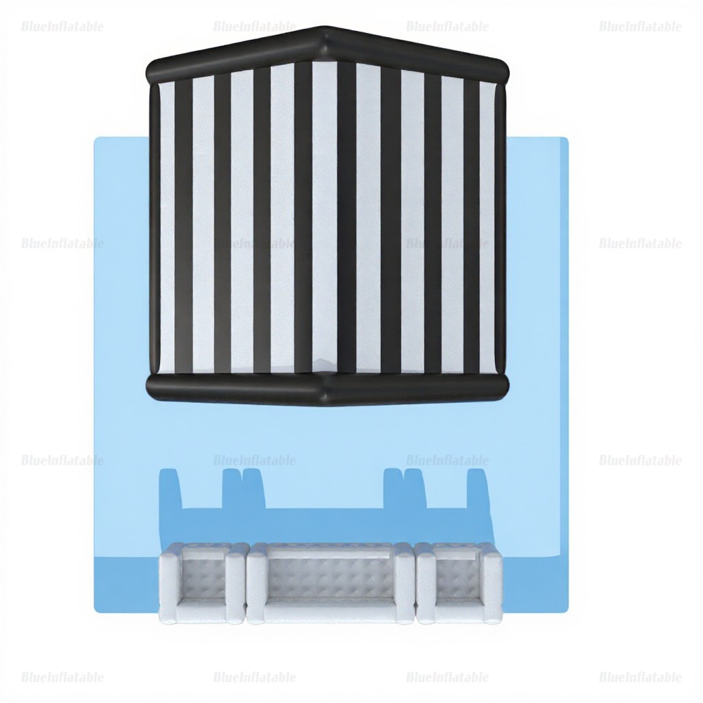 Inflatable Floating Pool Bar with Seats - Image 4