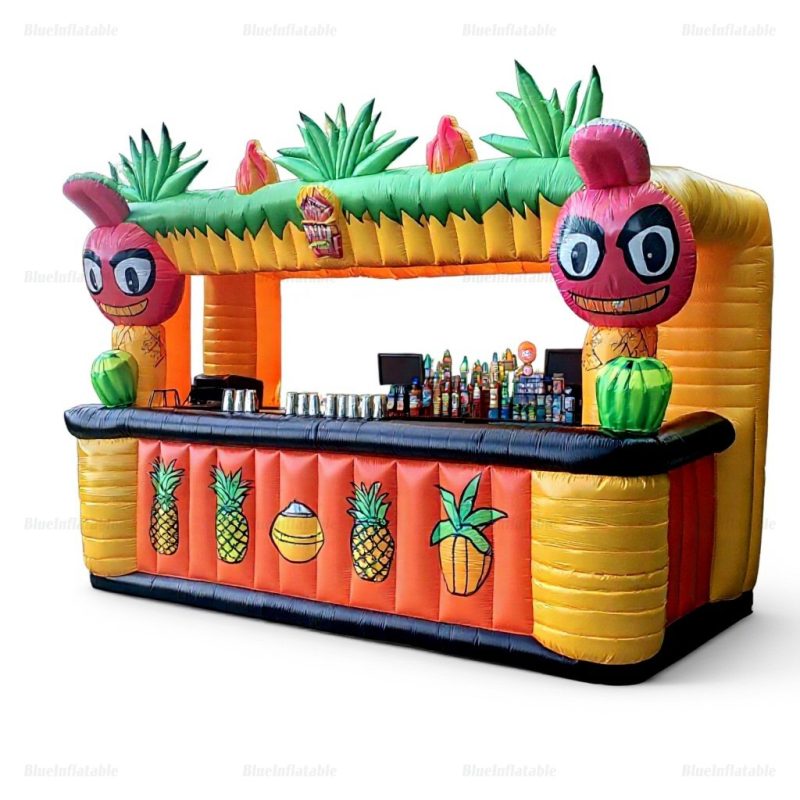Inflatable Tiki Bar Booth for Tropical Parties & Events