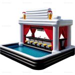 Inflatable Outdoor Pool Bar for Parties and Events