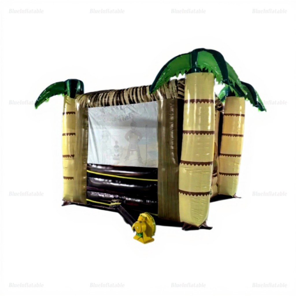Inflatable Tiki Bar Tent with Palm Trees - Image 5
