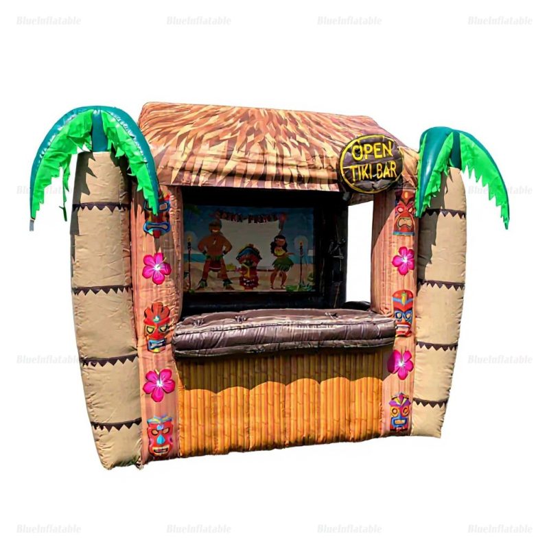 Inflatable Tiki Bar for Pool Parties