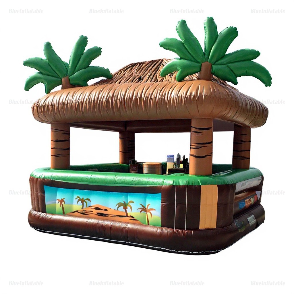 Portable Inflatable Floating Tiki Bar Tent