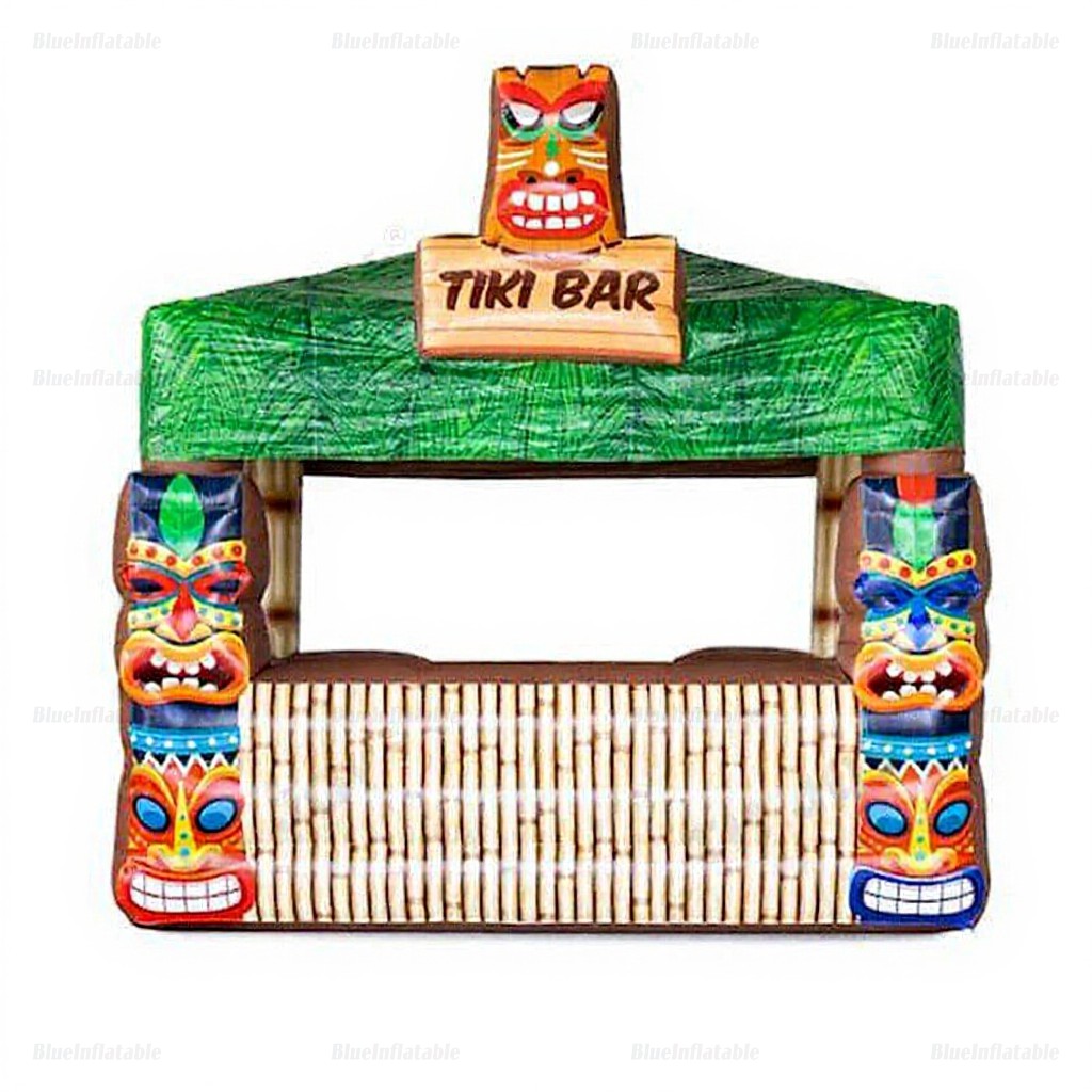 Inflatable Tiki Bar Pavilion – Portable Beach Serving Station
