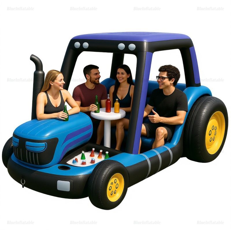 Inflatable Tractor Lake Float – Farm Style Water Fun