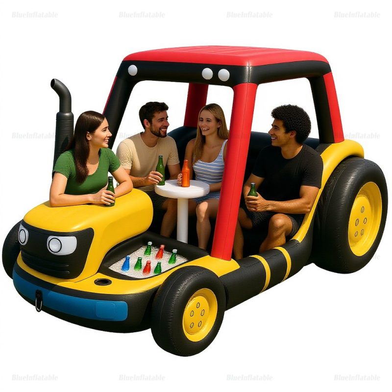 Tractor Inflatable Lake Float for Relaxing Days