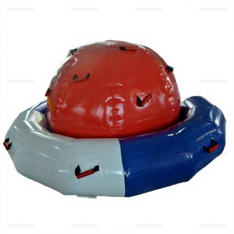 Blue Inflatable Water Spinner Rocker