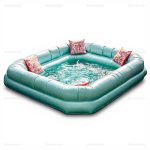 Inflatable Multi-Person Pool Sofa for Adults
