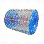 Blue Transparent Inflatable Water Roller Tube