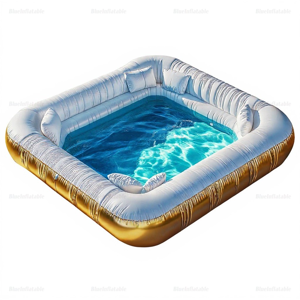 Inflatable Pool Sofa for Backyard Water Games