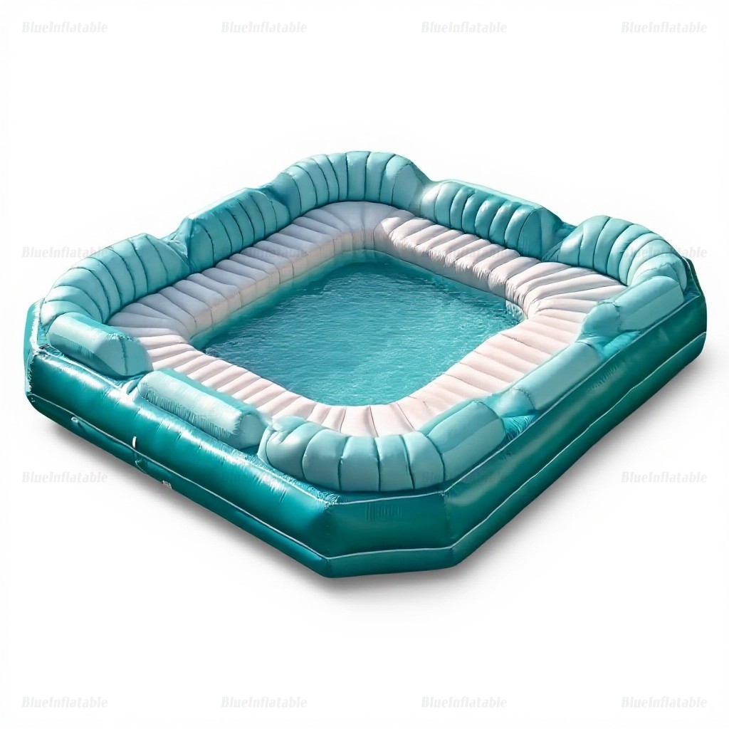 Eco-Friendly Inflatable Pool with Built-In Sofa Lounger
