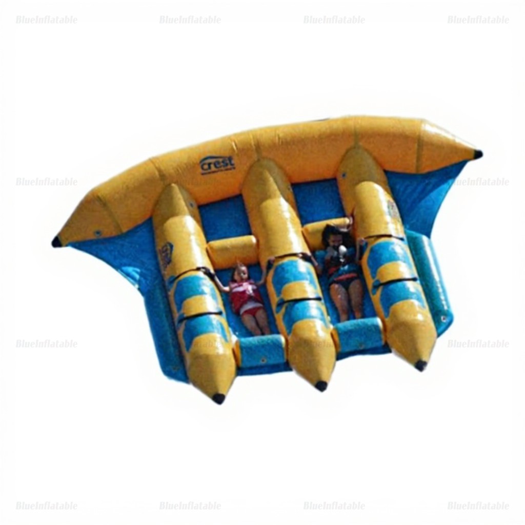 Inflatable Flying Fish Banana Boat for Beach Fun - Image 2