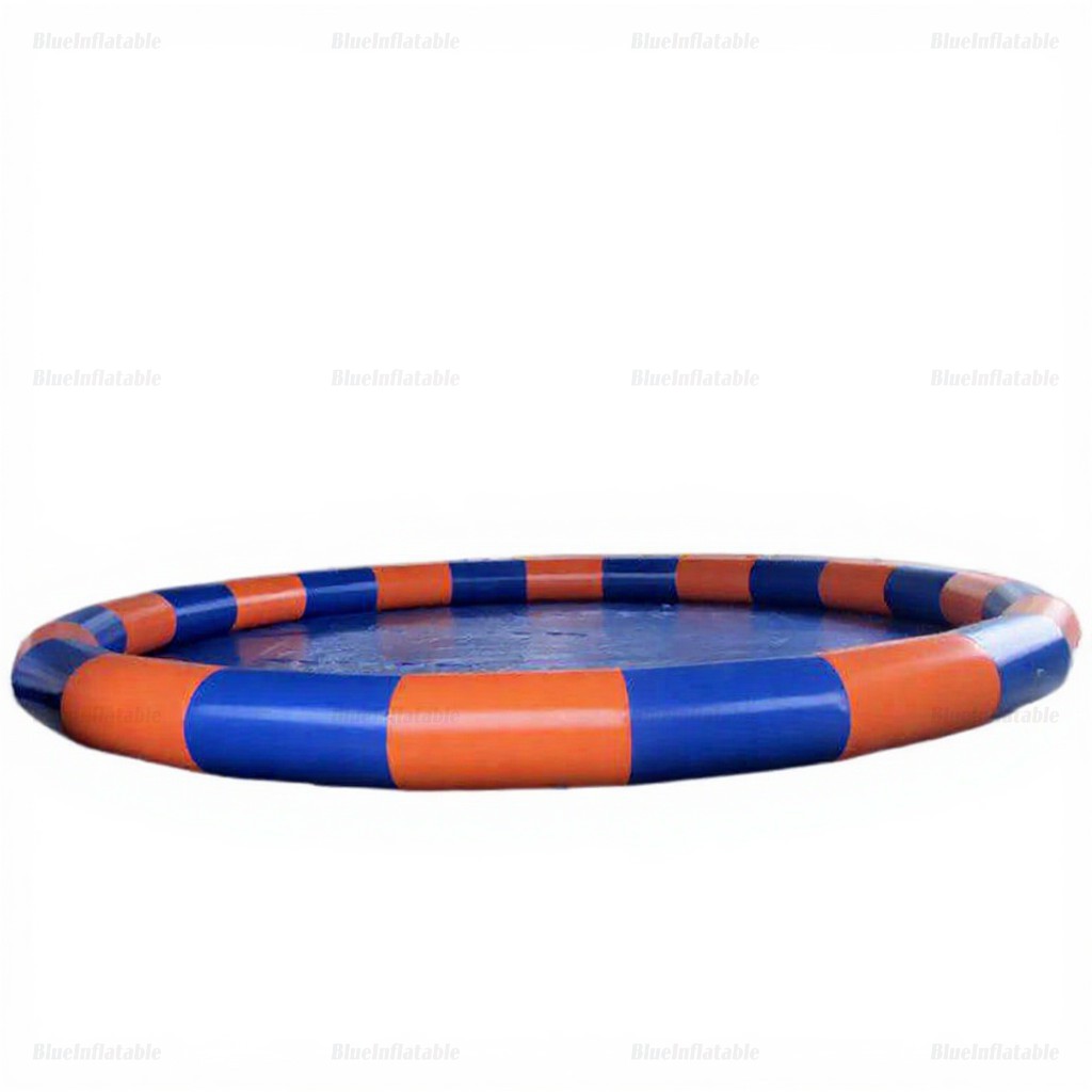 Inflatable Pool with Built-In Seats