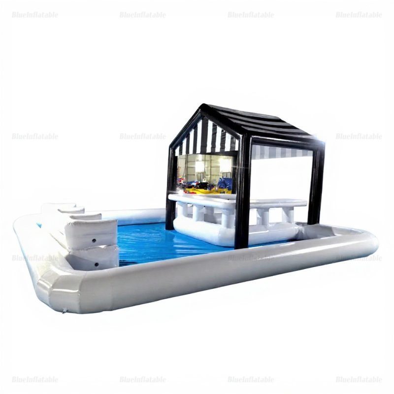 Inflatable Pool Bar and Lounge Tent