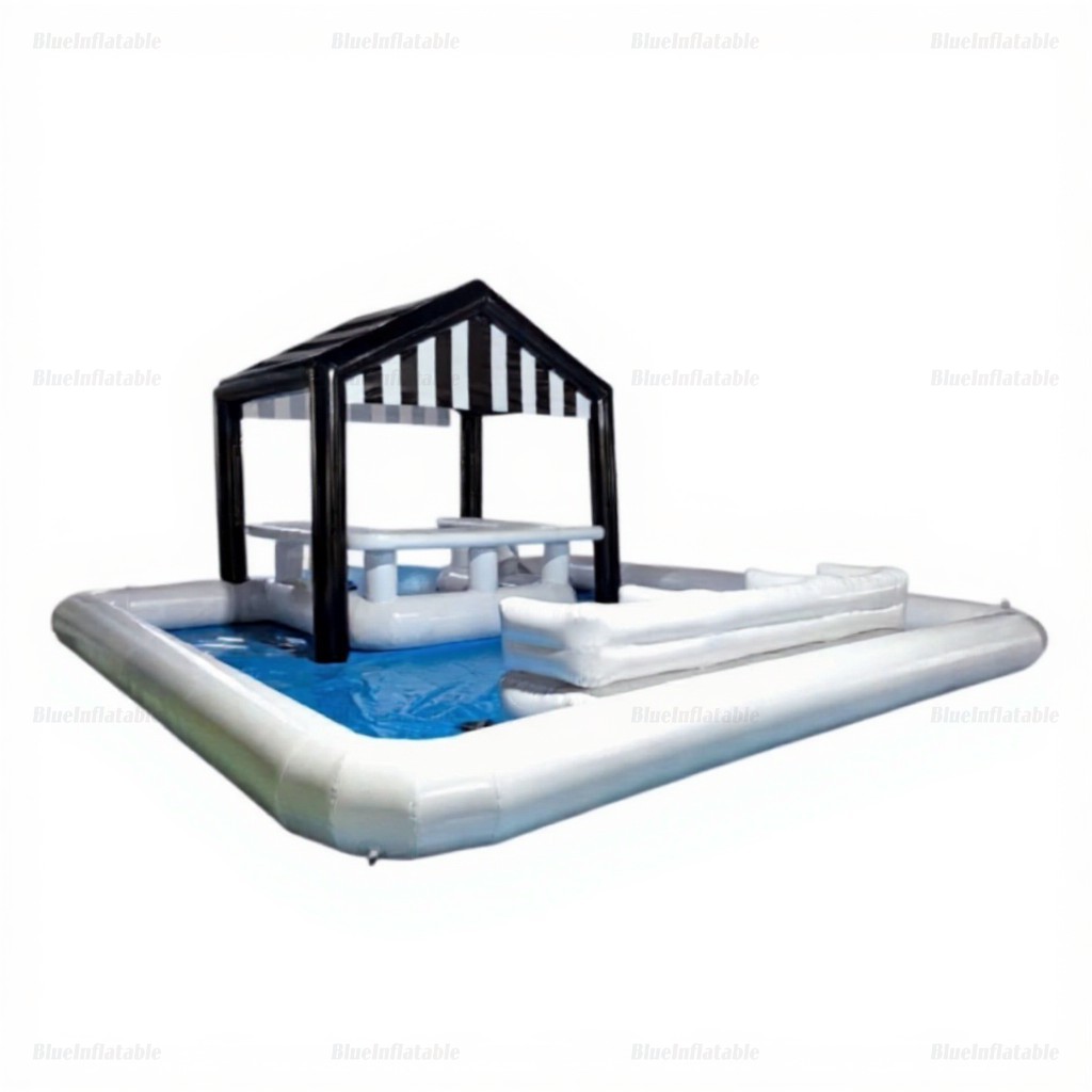 Inflatable Pool Bar and Lounge Tent - Image 4