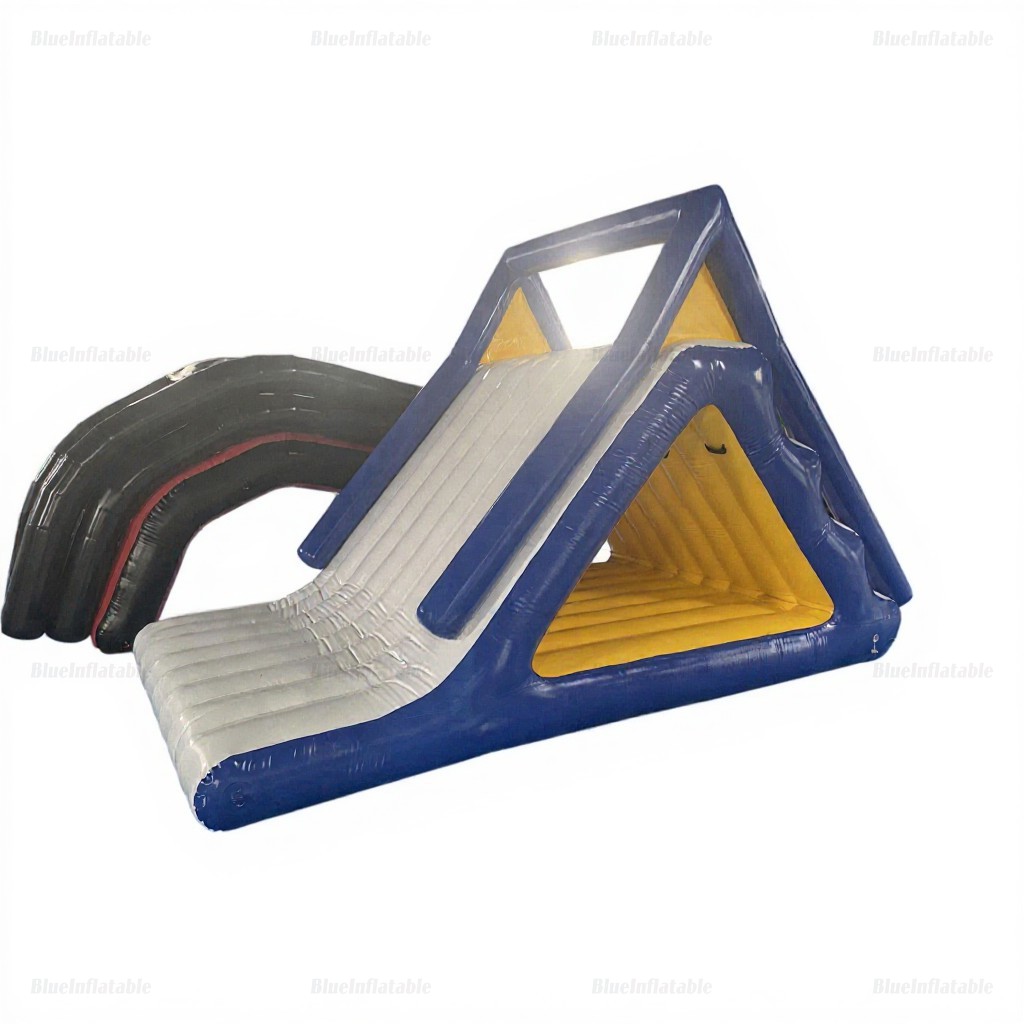 Inflatable Floating Water Slide & Climbing Wall for Lakes - Image 2