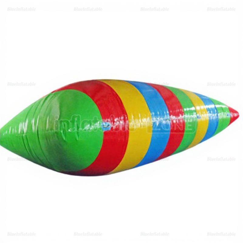 Giant Rainbow Inflatable Water Jumping Pillow