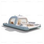 Inflatable Floating Platform for Lake and Yacht Activities