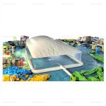 Inflatable Bubble Dome Pool Cover Tent with White Ceiling