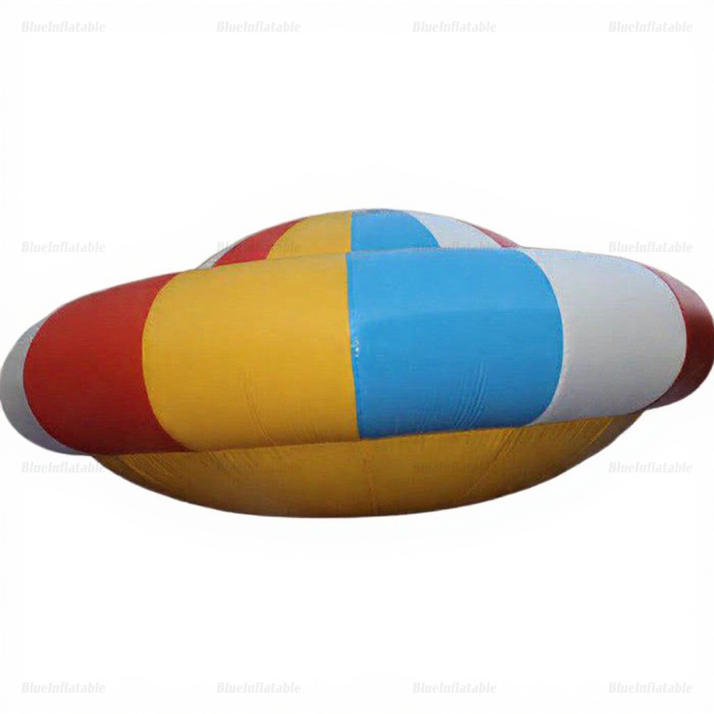 Rainbow Inflatable Water Spinner Slide with Pump - Image 2