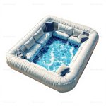 Luxury Inflatable Pool Sofa for Outdoor Fun