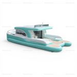 Luxury Inflatable Yacht Lounge Float for Family Events