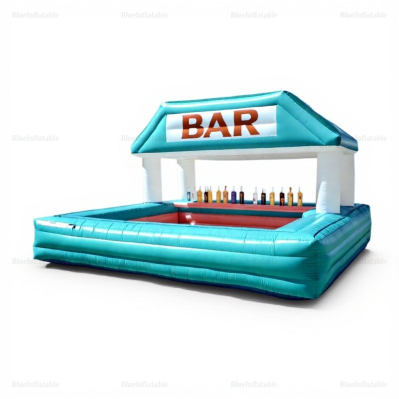 Inflatable Floating Pool Bar for Outdoor Water Parties