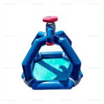 Splash Down Inflatable Water Slide & Pool Game