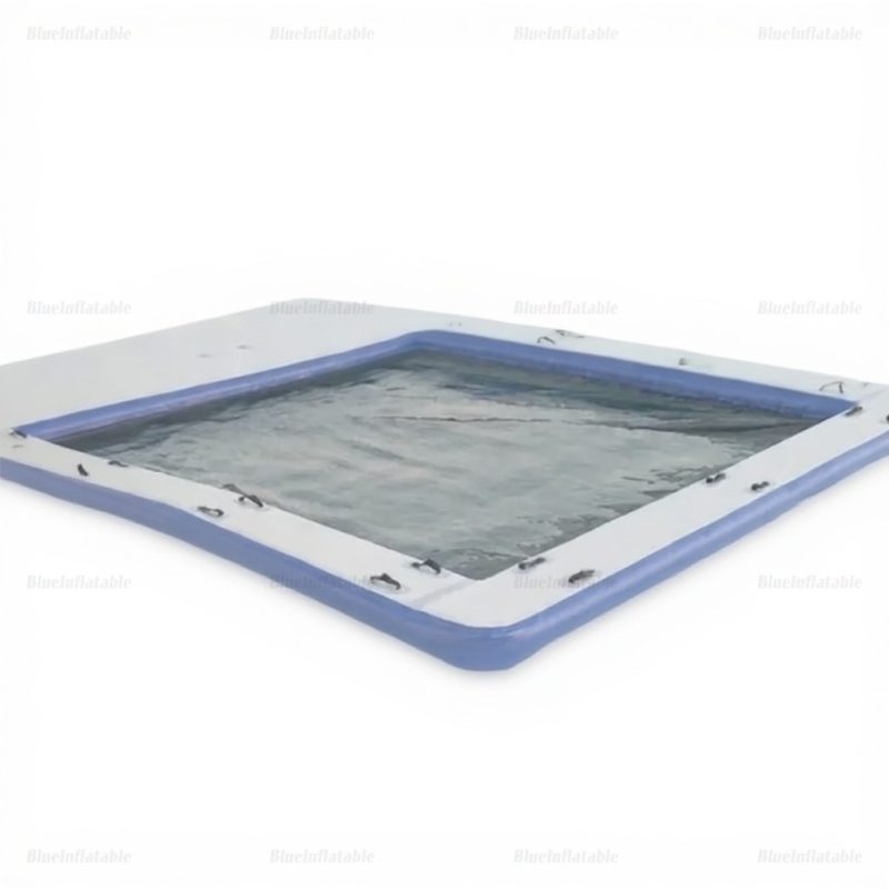 Inflatable Floating Ocean Pool with Protective Net