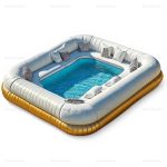 Inflatable Pool Sofa & Backyard Playground for Adults