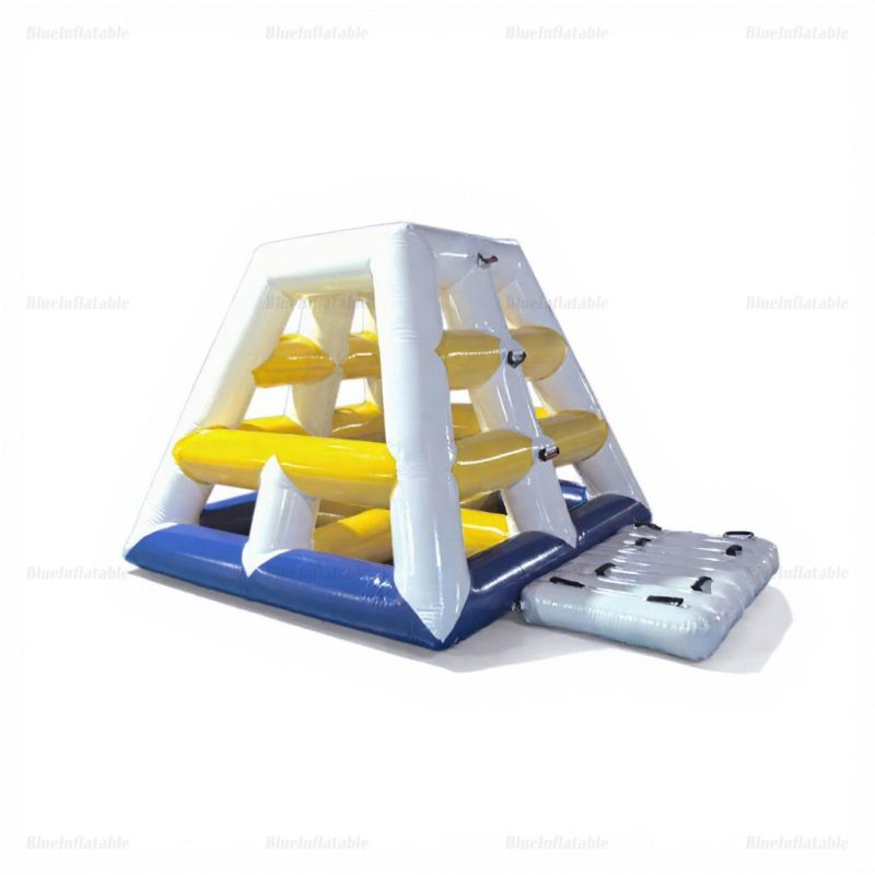 Inflatable Floating Pyramid Water Climbing Gym