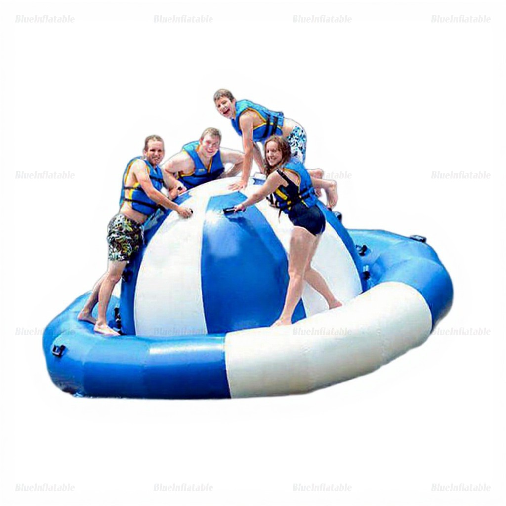 Blue Inflatable Saturn Rocker Water Spinner - Image 2