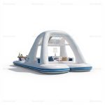 Inflatable Yacht Lake Float & Water Leisure Platform