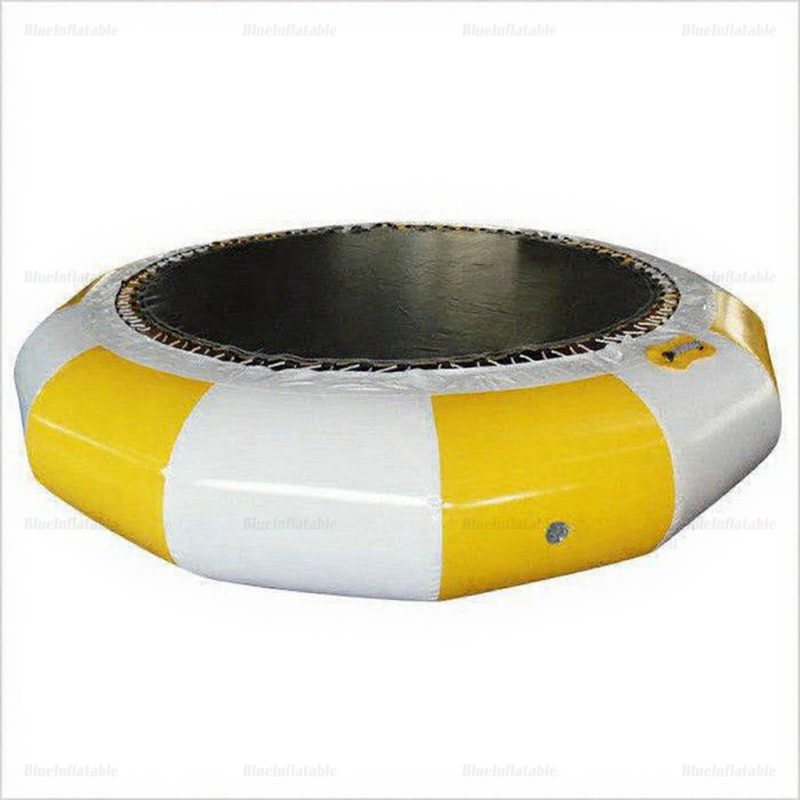 Yellow Inflatable Water Trampoline Park, 5.2 x 5.2 x 0.9m