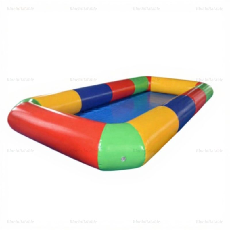 Inflatable Multicolor Pool Slide & Floating Water Game
