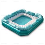 Eco-Friendly Inflatable Pool with Built-In Sofa Lounger
