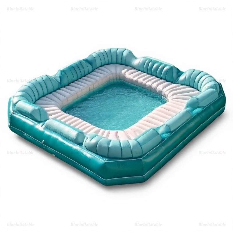 Eco-Friendly Inflatable Pool with Built-In Sofa Lounger