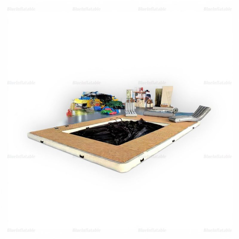 Inflatable Yacht Pool with Sofas and Slide