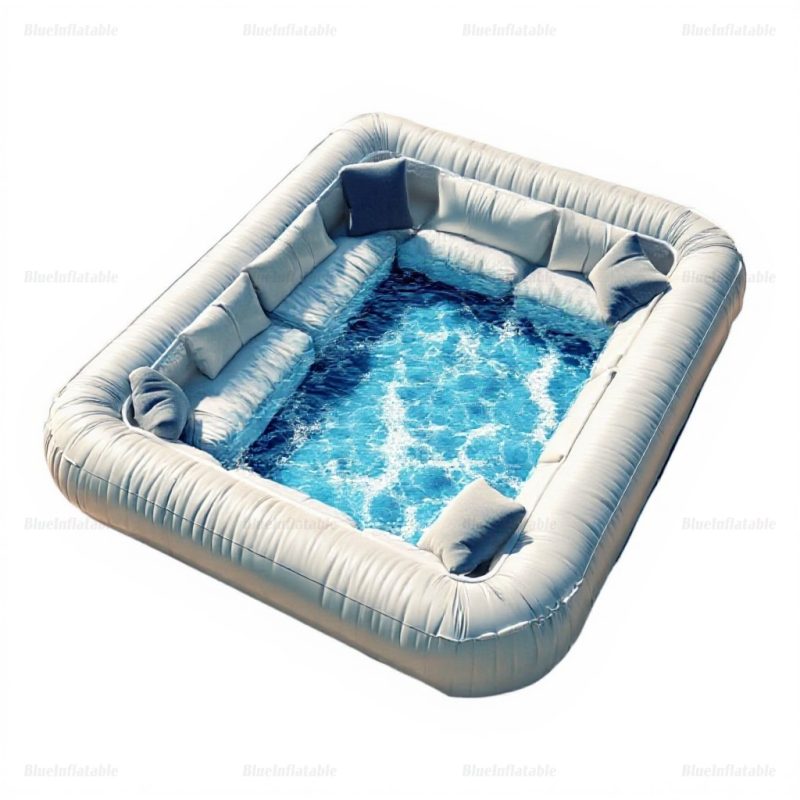 Deluxe Inflatable Pool Sofa for Outdoor Fun