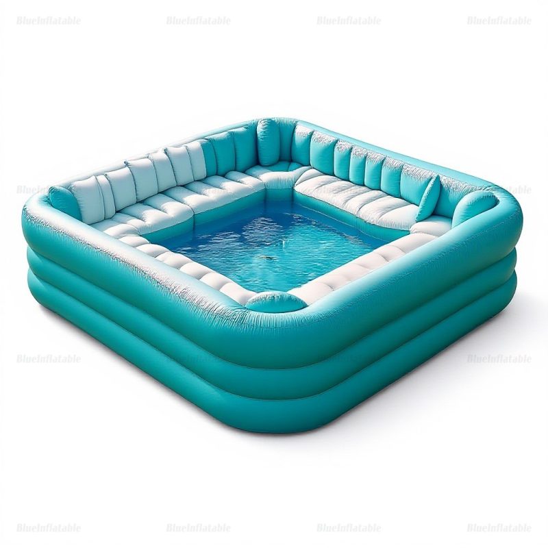 Inflatable Sofa Pool Water Park for Family Recreation