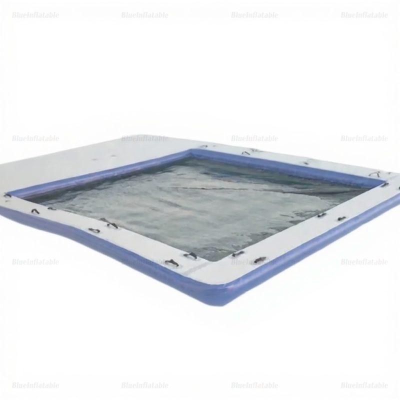 Inflatable Yacht Ocean Pool with Protective Net