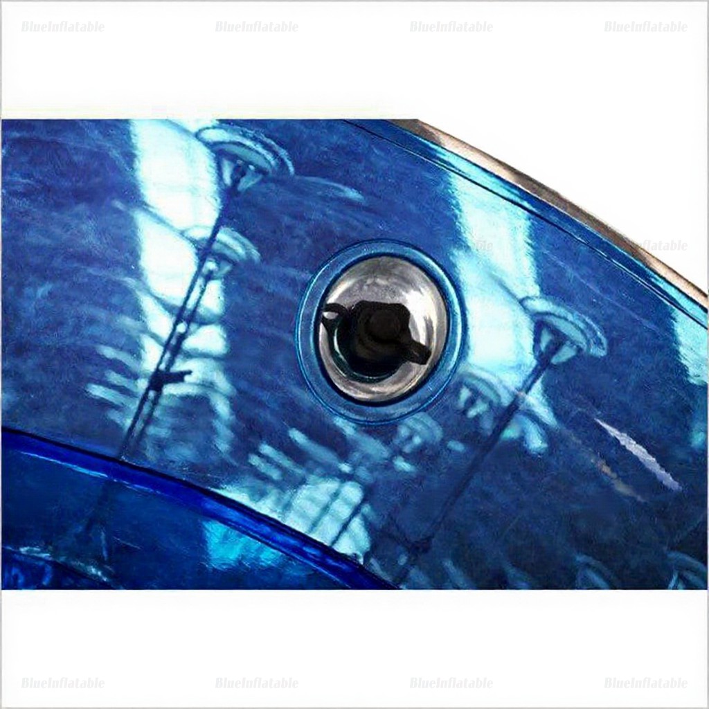 Blue Transparent Inflatable Water Roller Tube - Image 5