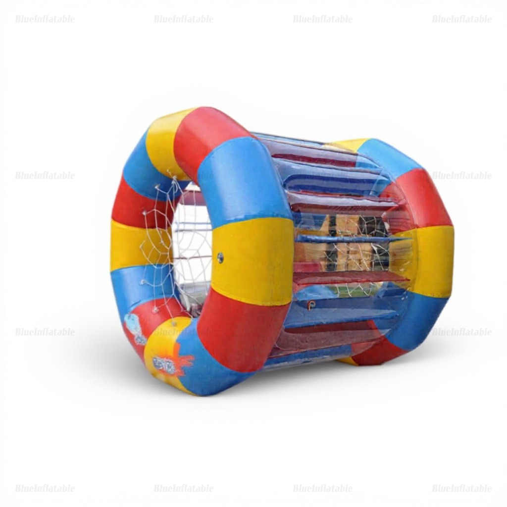 Colorful Inflatable Water Roller Barrel