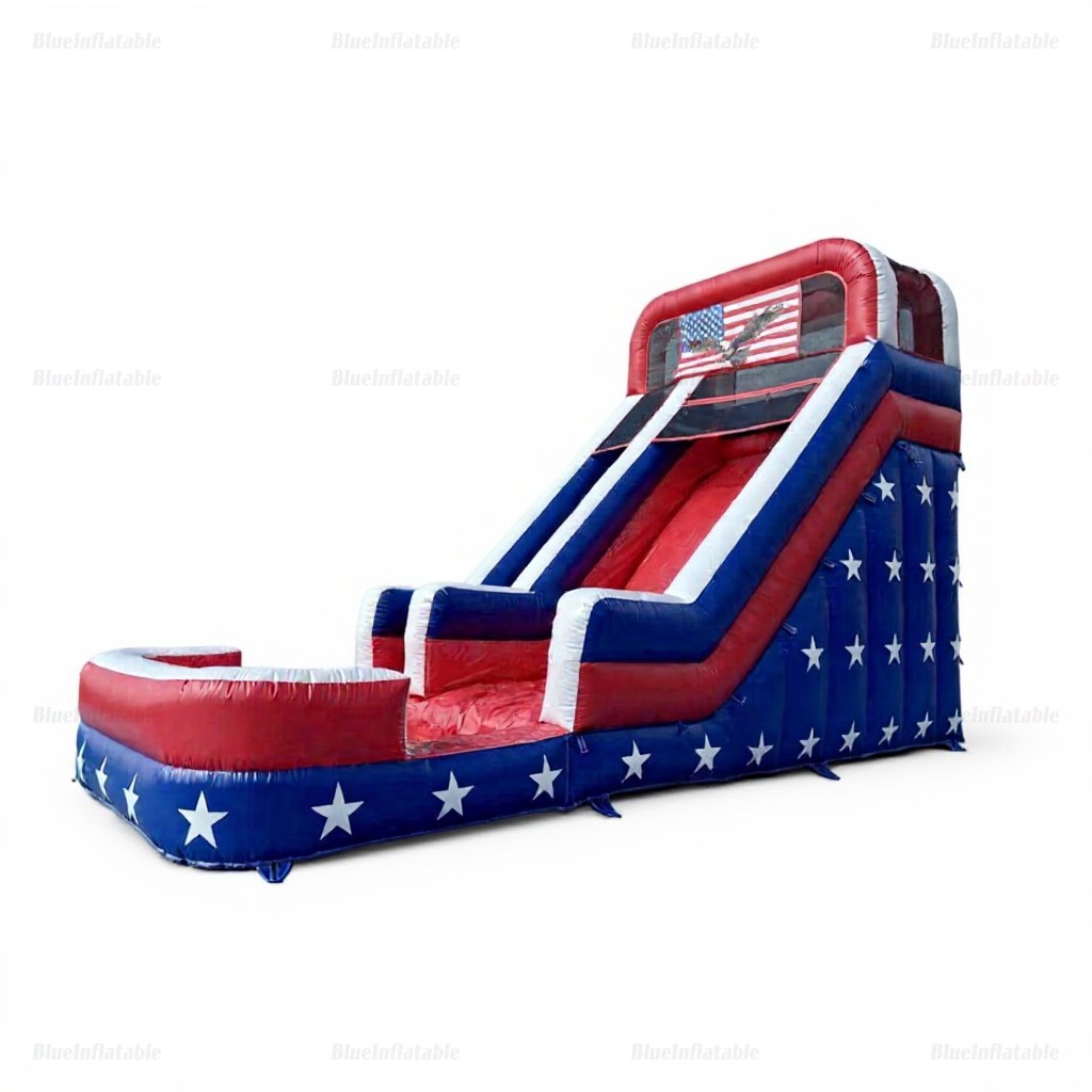 American Giant Inflatable Water Slide for Events - Image 4