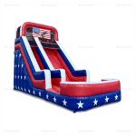 Americana Stars Giant Inflatable Water Slide Playground