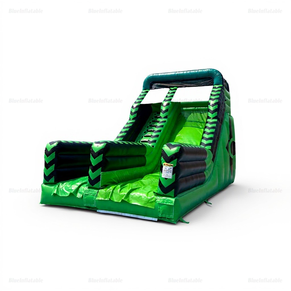 Black and Green Inflatable Water Slide for Pools - Image 3