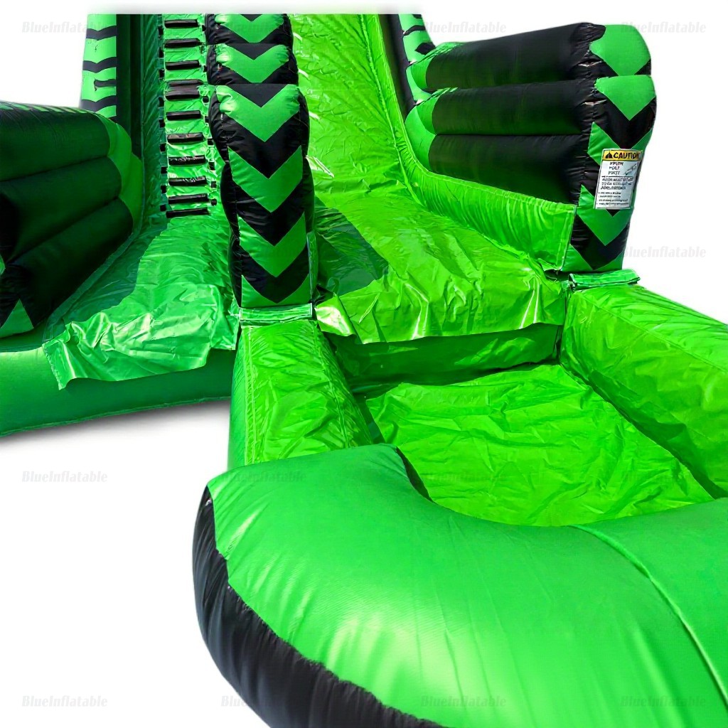 Black and Green Inflatable Water Slide for Pools - Image 5